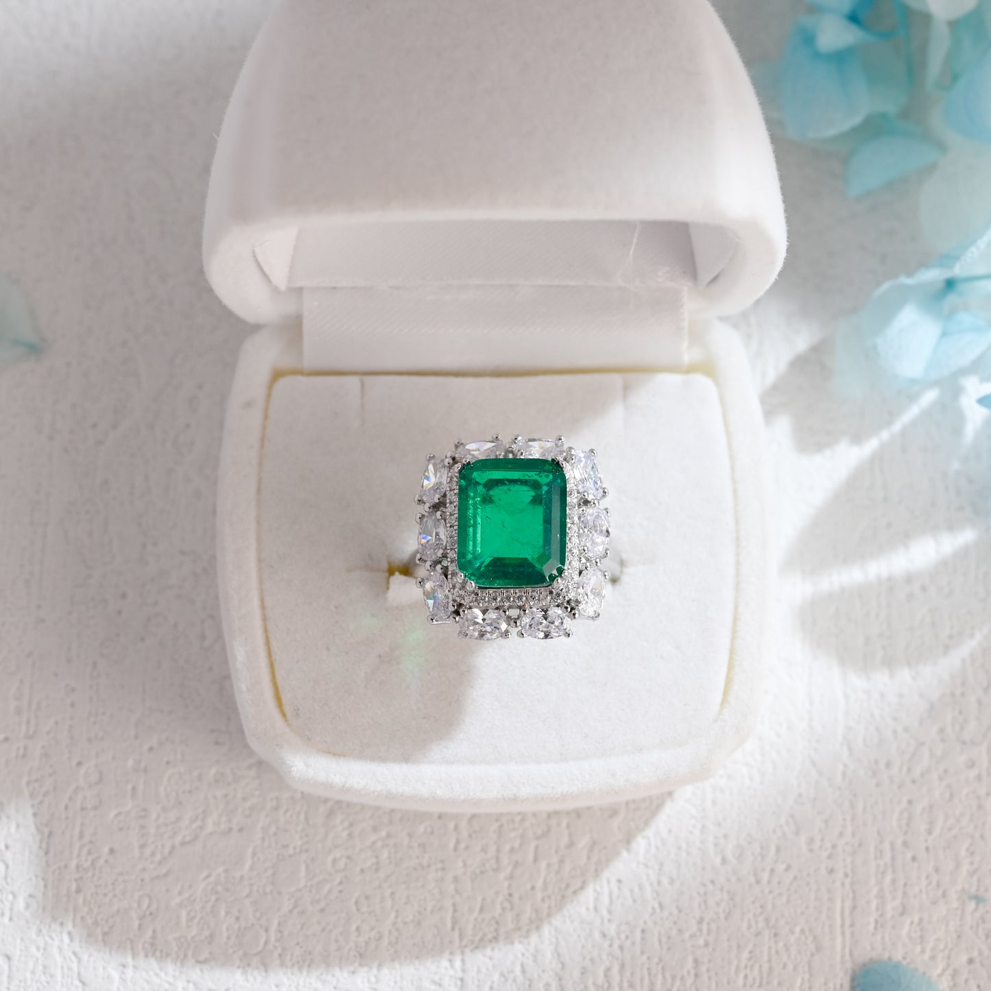 emerald-engagement-ring-solid-gold-ring-promise-ring-gift