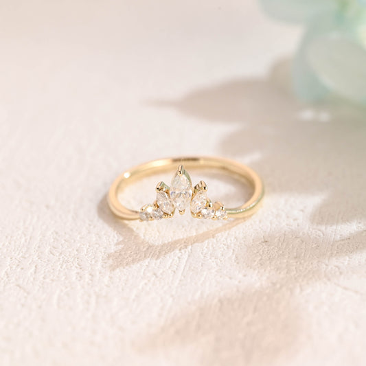 marquise-accents-moissanite-engagement-wedding-band-stackable-ring