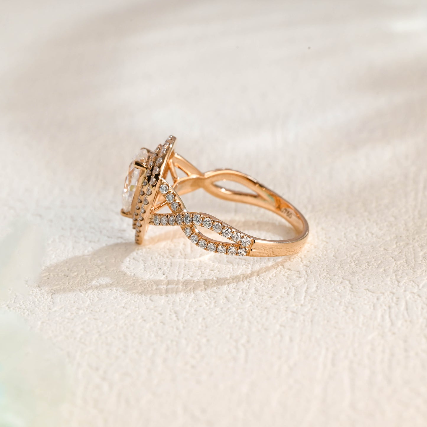 solid-gold-pear-cut-moissanite-engagement-ring-double-halo-ring-twisted-band-ring