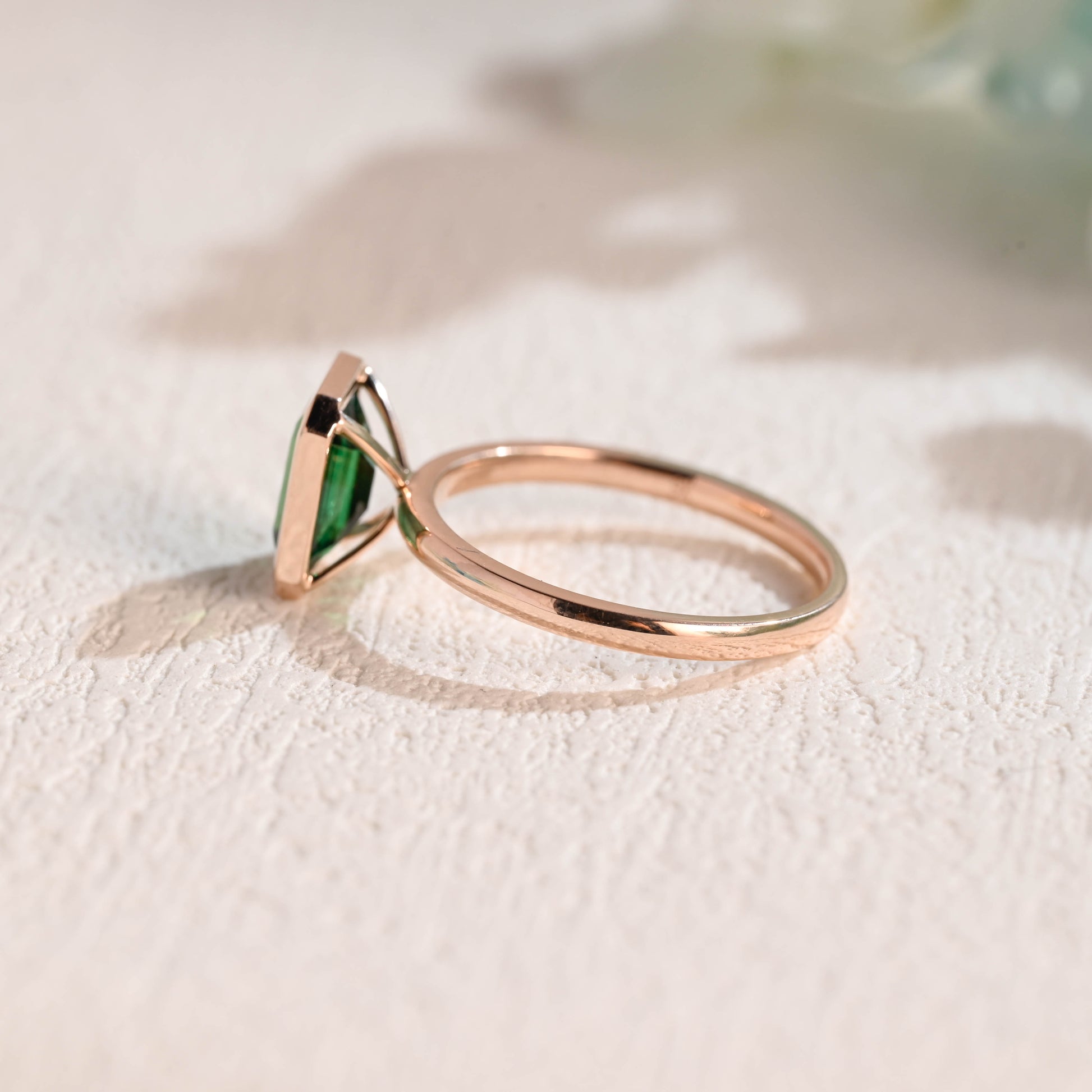 solid-gold-lab-grown-emerald-engagement-ring-promise-ring-bezel-ring