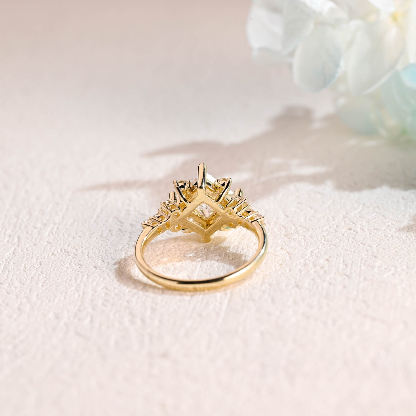 causyou-solid-gold-Princess-cut-moissanite-engagement-ring-promise-ring-gift