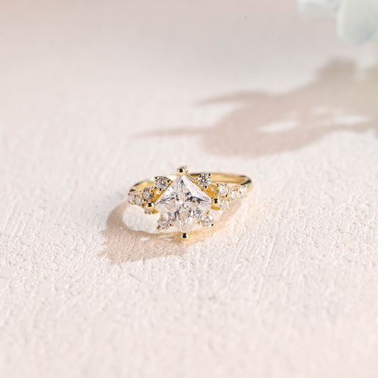 causyou-solid-gold-Princess-cut-moissanite-engagement-ring-promise-ring-gift