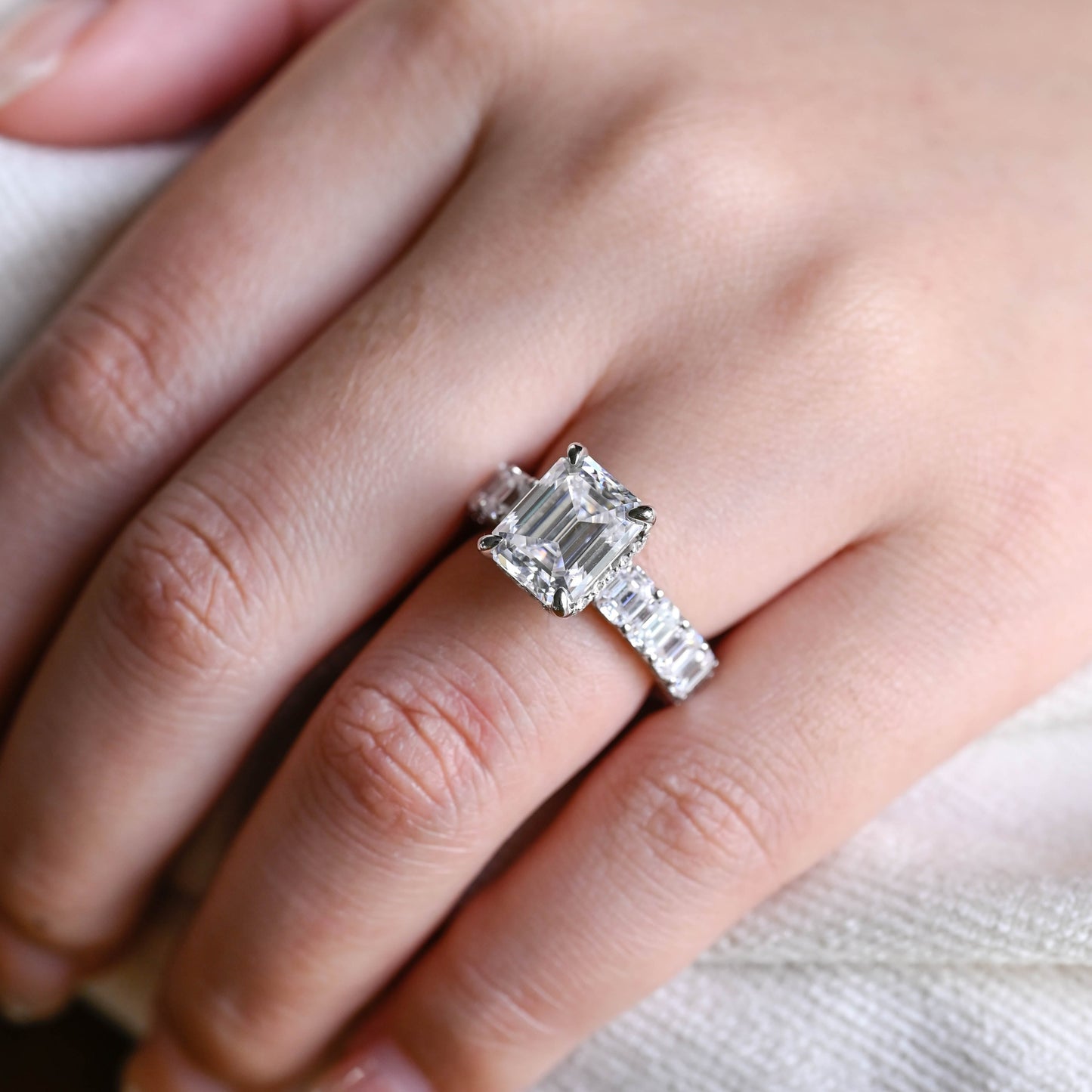 emerald-cut-moissanite-engagement-ring-solid-gold-ring-promise-ring-gift