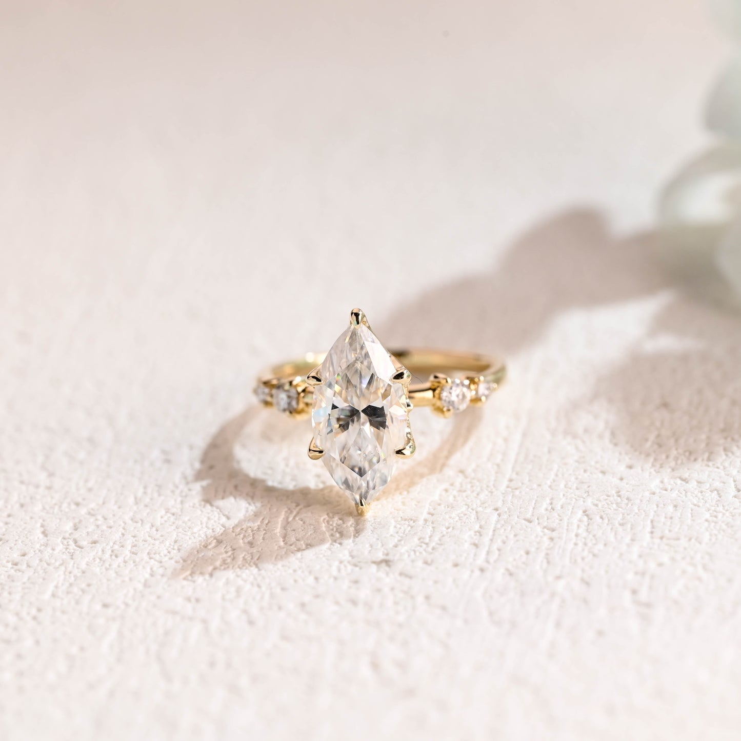 Marquise-cut-moissanite-engagement-ring-solid-gold-ring-promise-ring-gift