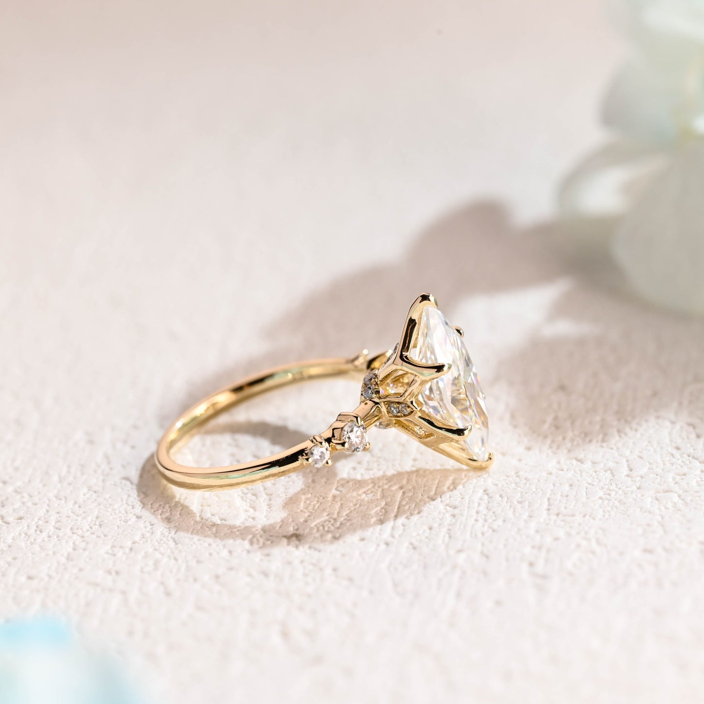 Marquise-cut-moissanite-engagement-ring-solid-gold-ring-promise-ring-gift