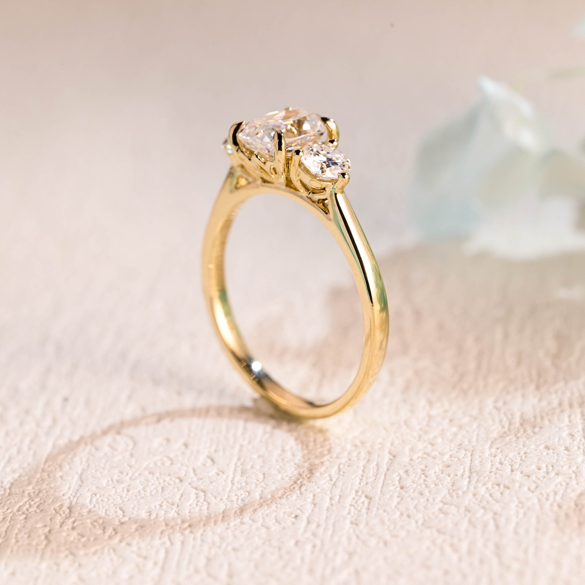 Cushion-cut-moissanite-engagement-ring-solid-gold-ring-promise-ring-gift