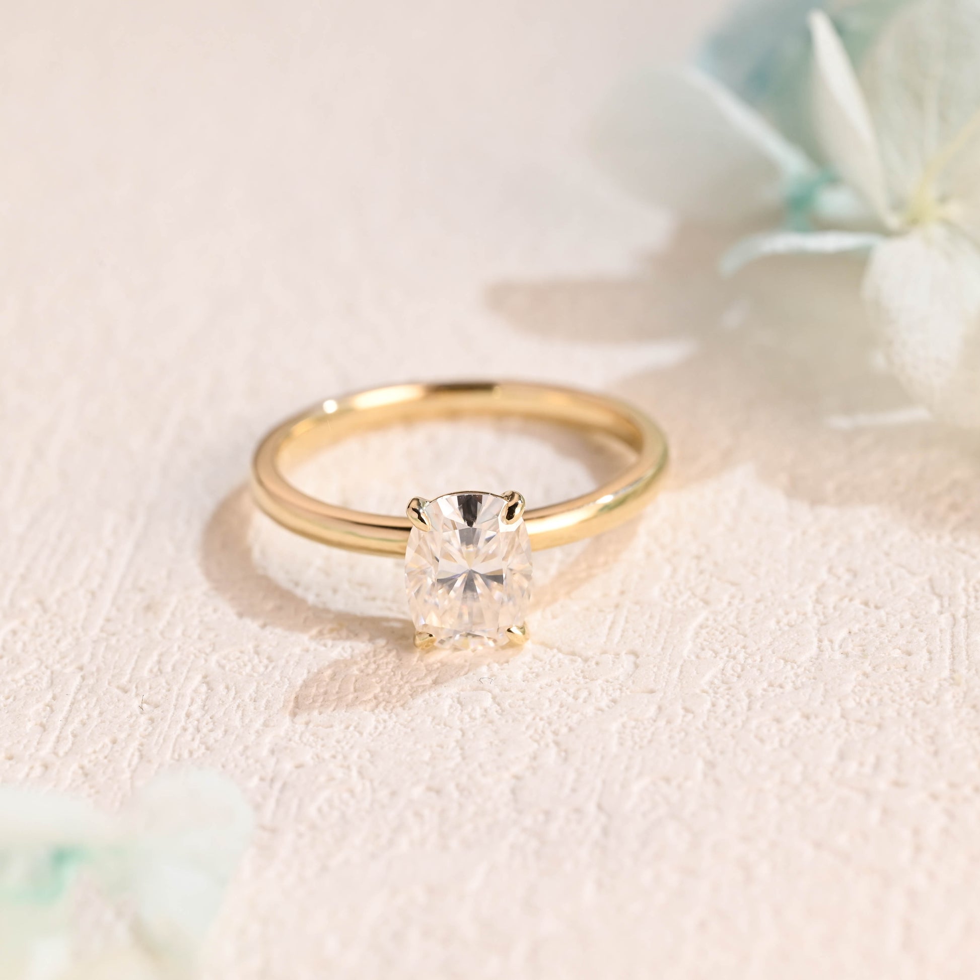 solid-gold-ring-solitaire-ring-elongated-cushion-cut-moissanite-engagement-ring