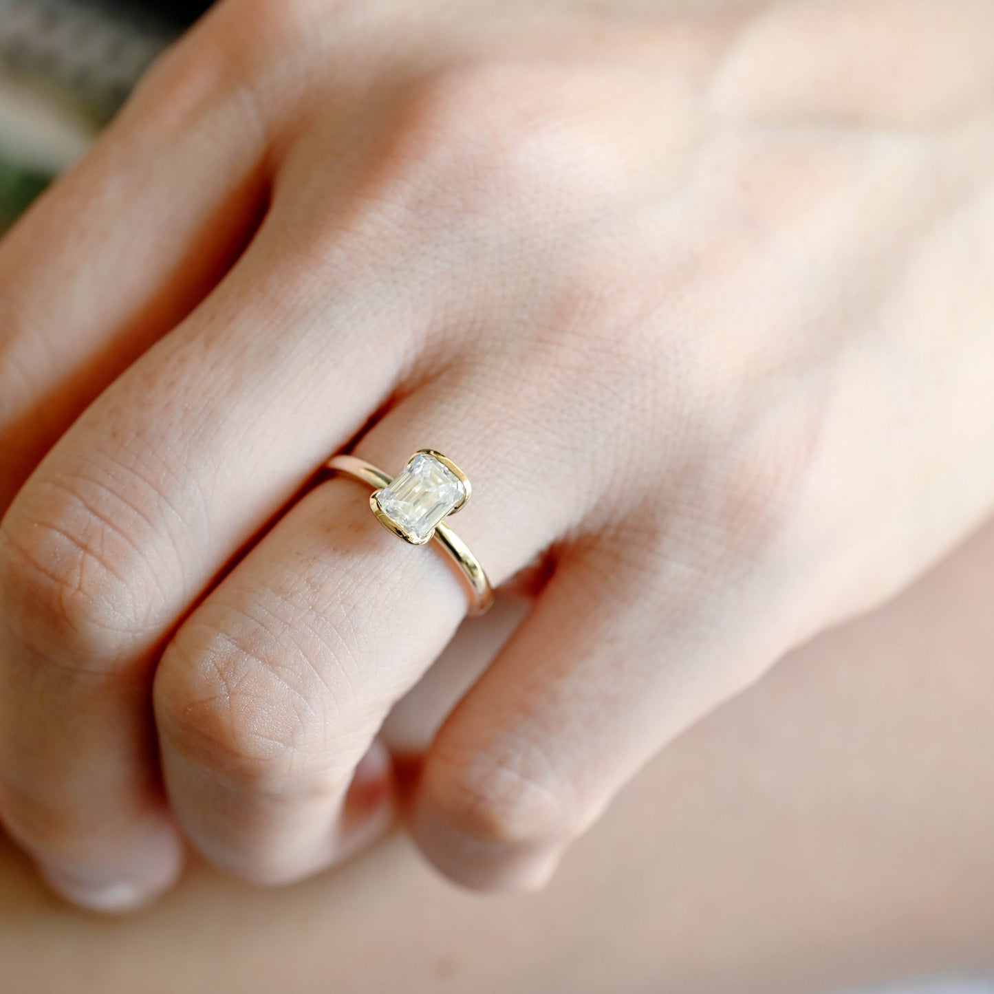 emerald-cut-moissanite-engagement-ring-solid-gold-ring-promise-ring-gift