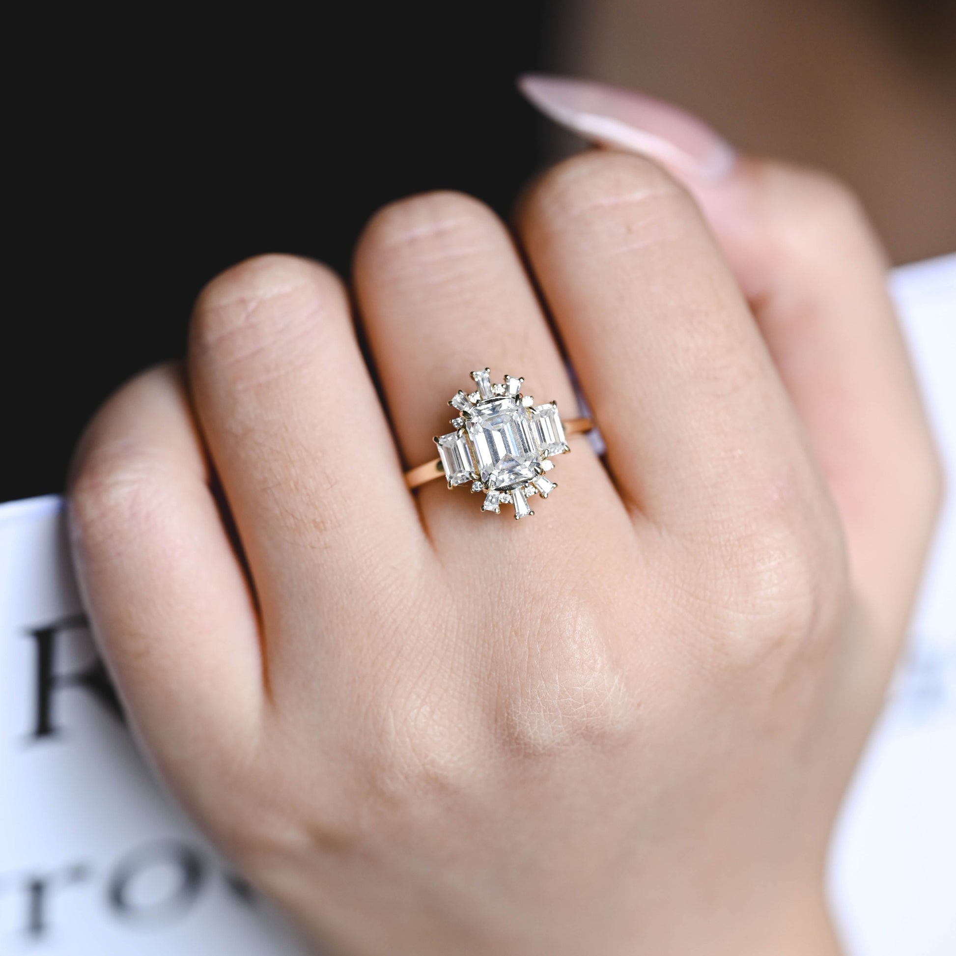 solid-gold-halo-emerald-cut-moissanite-engagement-ring