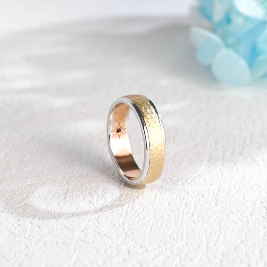 solid-gold-hammered-wedding-band