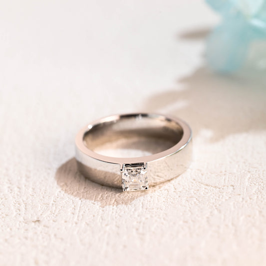 Solid-Gold-Asscher-Cut-Moissanite-Wedding-Ring-Gift