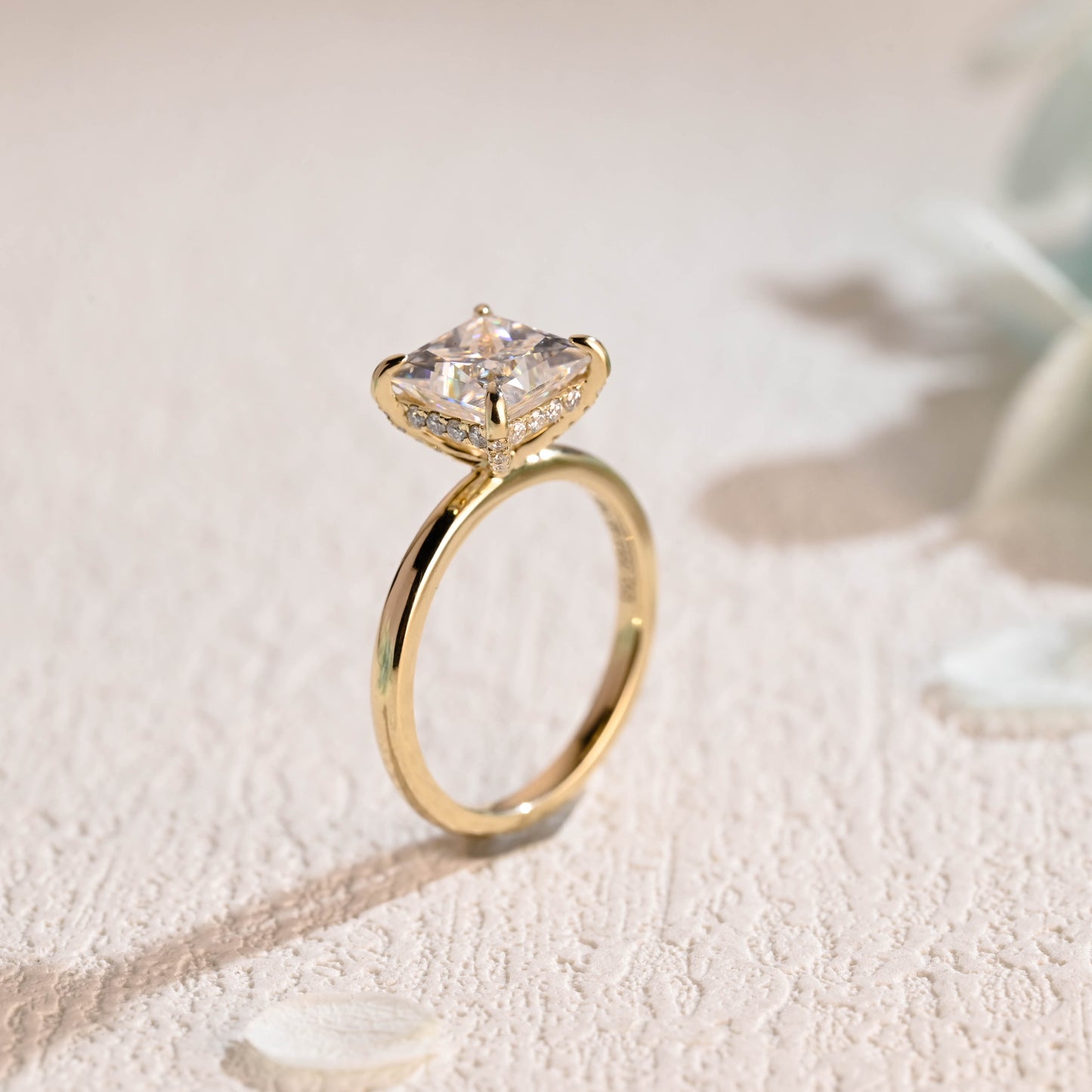 Hidden-halo-princess-cut-moissanite-engagement-ring-solitaire-wedding-ring