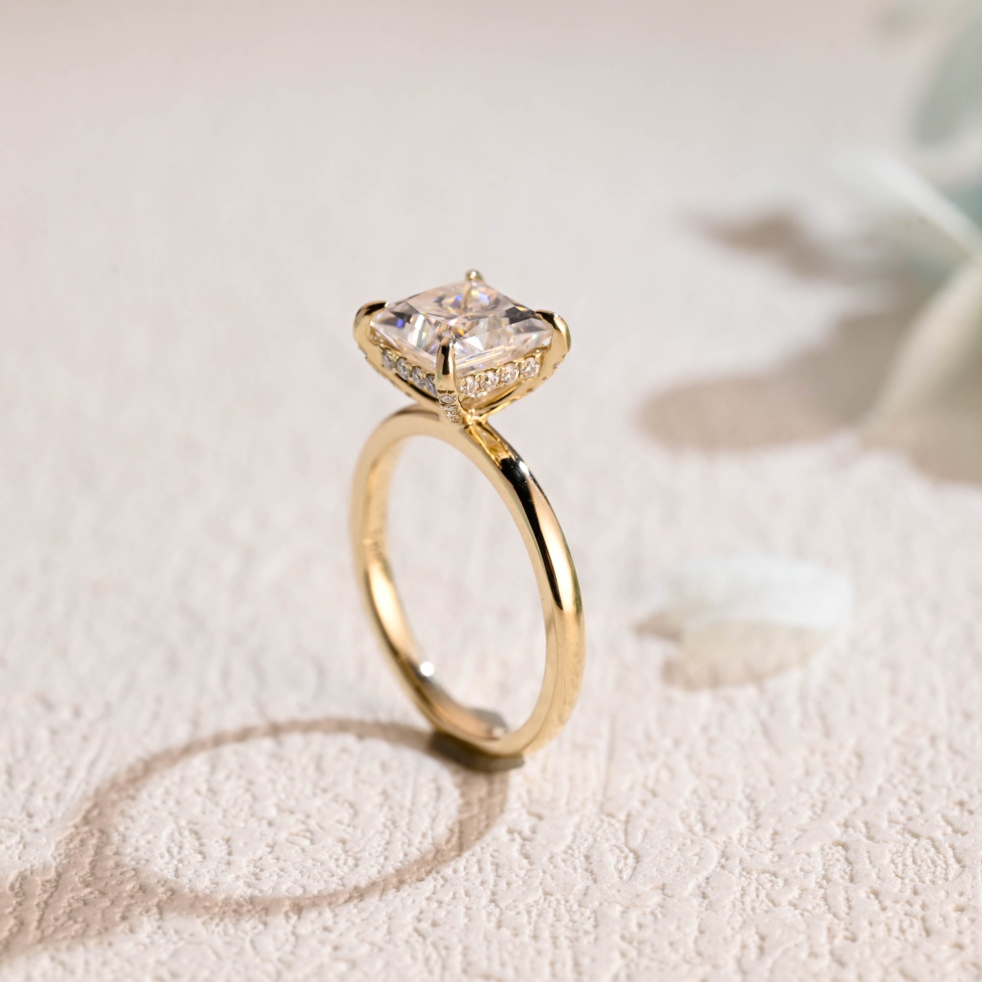 Hidden-halo-princess-cut-moissanite-engagement-ring-solitaire-wedding-ring