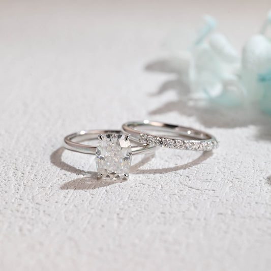 Cushion-Cut-Moissanite-Engagement-Ring-Set-Wedding-Ring-Set-Bridal-Set-Gift