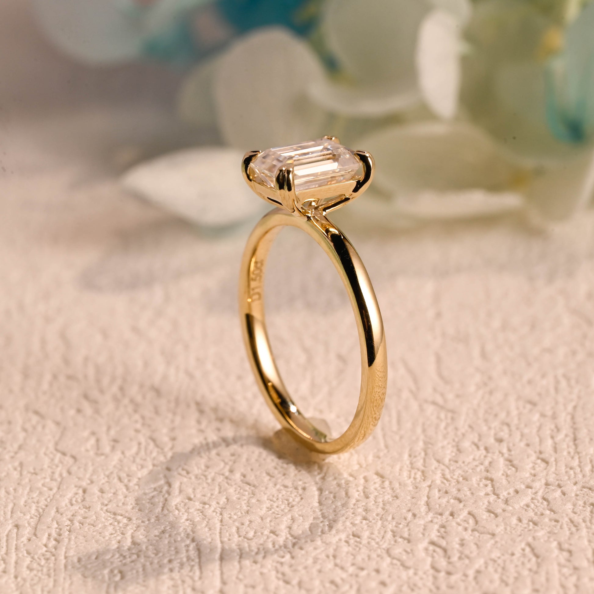 emerald-cut-moissanite-engagement-ring-solid-gold-ring-promise-ring-gift