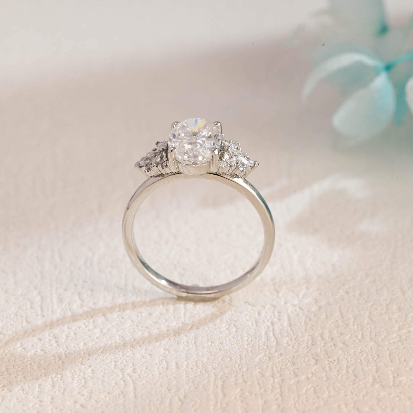 cluster-oval-moissanite-engagement-ring