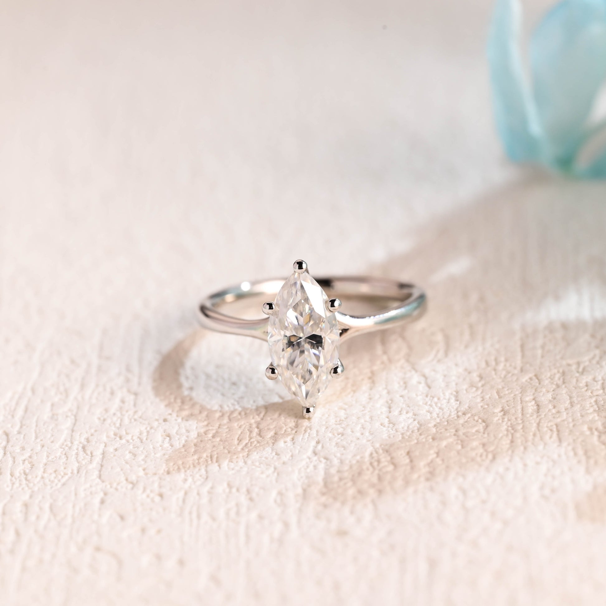 Marquise-cut-moissanite-engagement-ring-solid-gold-ring-promise-ring-gift