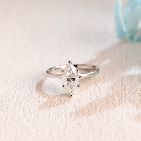 Marquise-cut-moissanite-engagement-ring-solid-gold-ring-promise-ring-gift