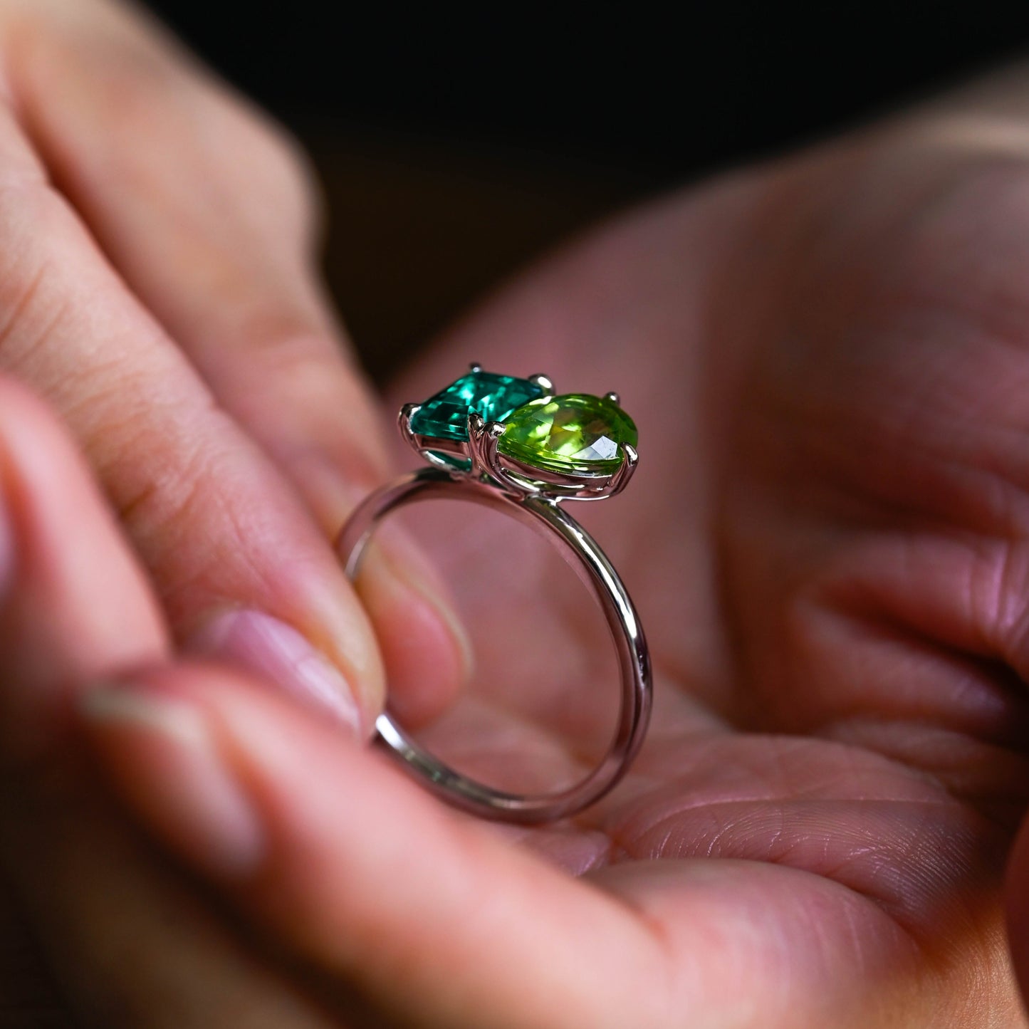 peridot-emerald-toi-et-moi-engagement-ring-dual-stone-wedding-ring