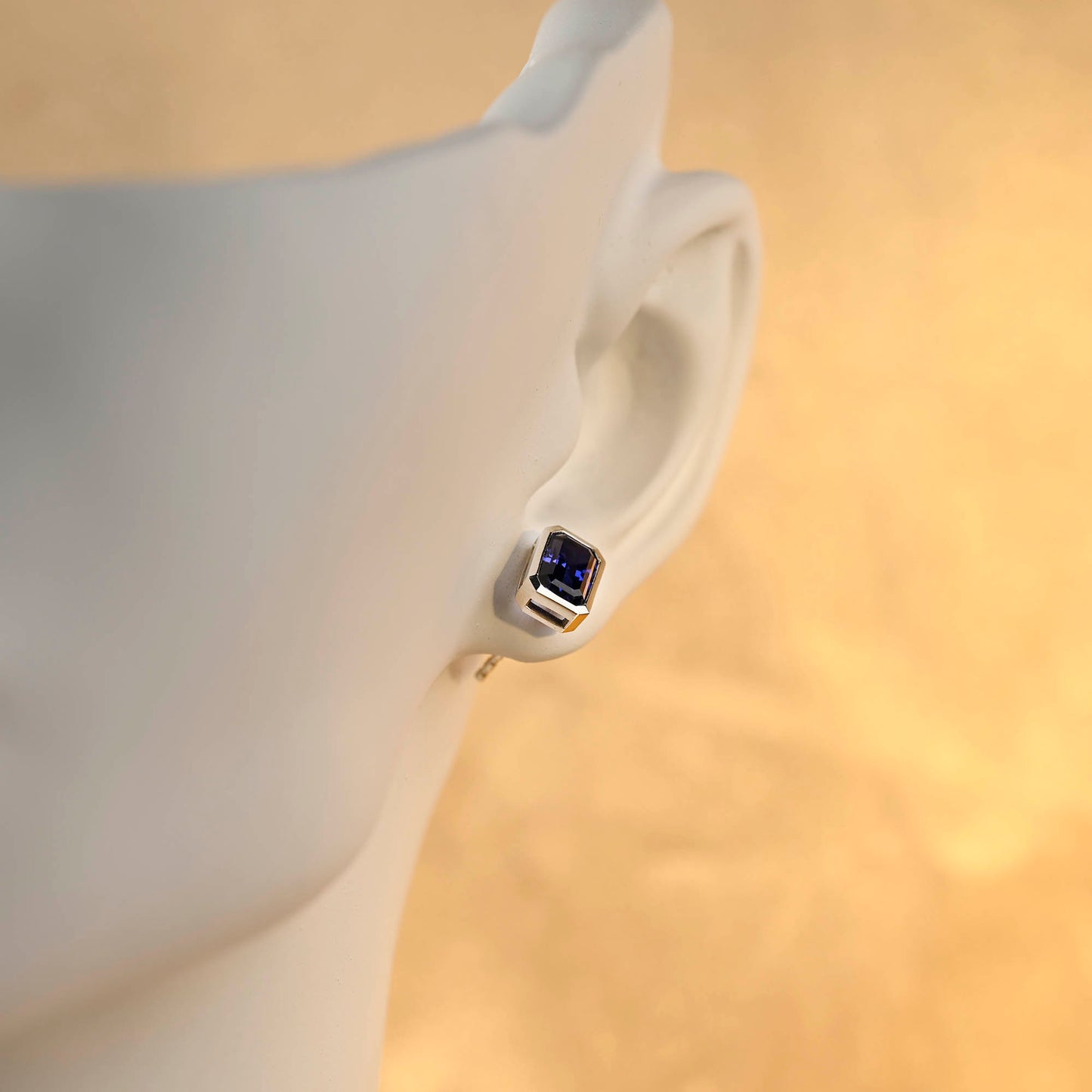 lab-sapphire-earring-studs=emerald-cut-sapphire-earrings-wedding-gifts