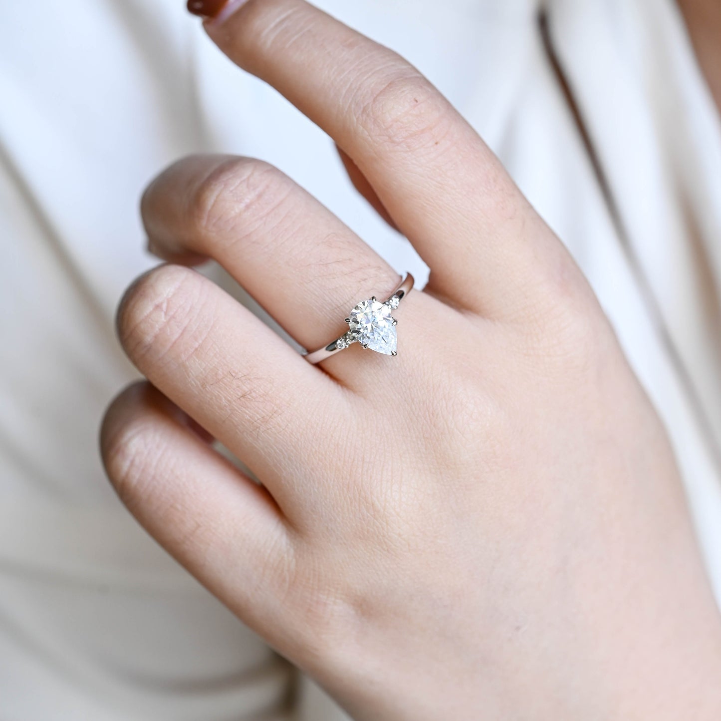 pear-cut-moissanite-ring