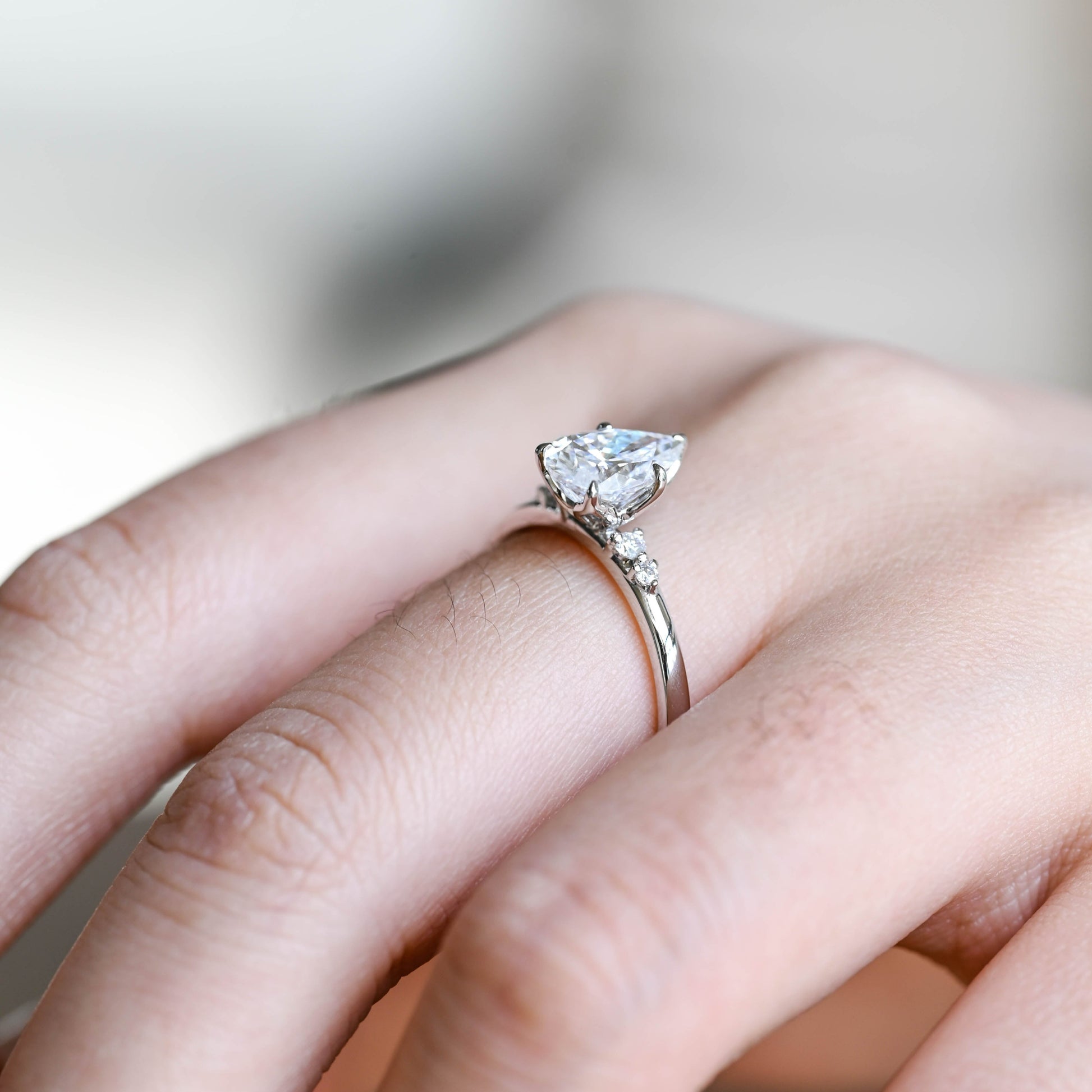 pear-cut-moissanite-ring