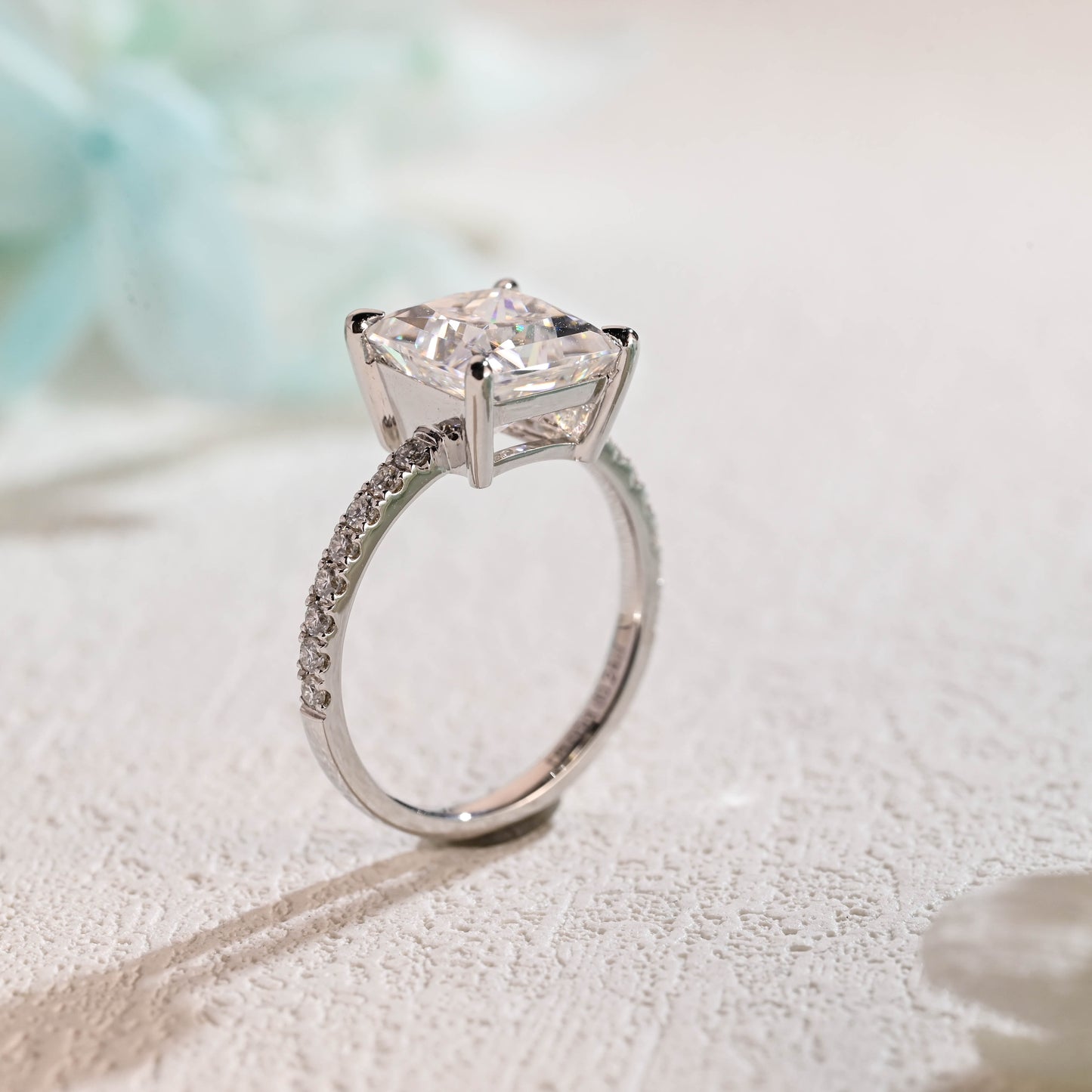 half-pave-princess-cut-moissanite-engagement-ring-wedding-ring-for-women