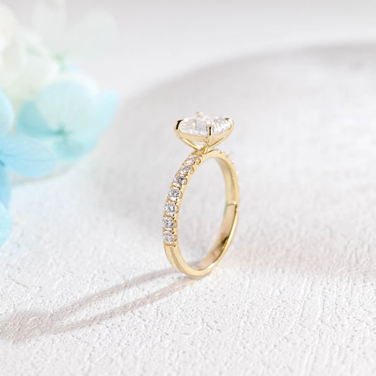 solid-gold-asscher-cut-moissanite-engagement-ring