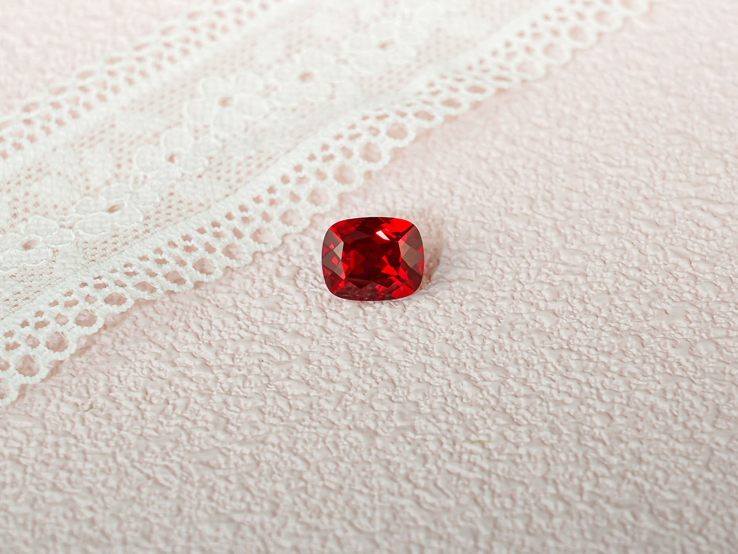 Lab Grown Elongated Cushion Cut Ruby Loose Stone for Jewelry Making