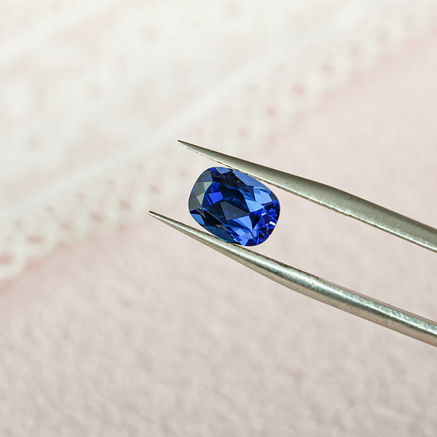 Lab Grown Elongated Cushion Cut Sapphire Loose Stone for Jewelry Making