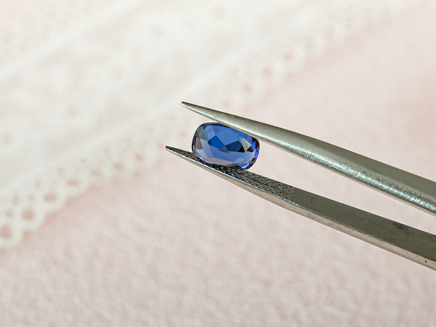 Lab Grown Elongated Cushion Cut Sapphire Loose Stone for Jewelry Making