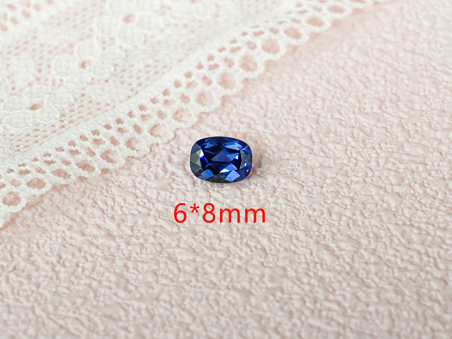 Lab Grown Elongated Cushion Cut Sapphire Loose Stone for Jewelry Making