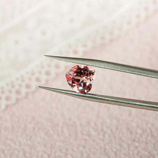 Lab Grown Heart Cut Pink Sapphire for Jewelry Making