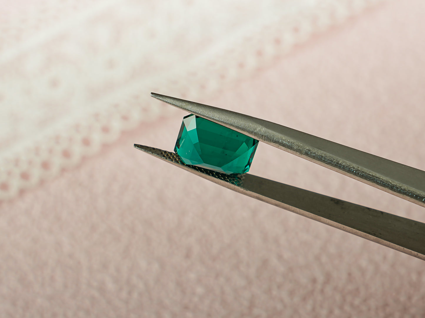 Lab Grown Emerald Loose Stone for Jewelry Making