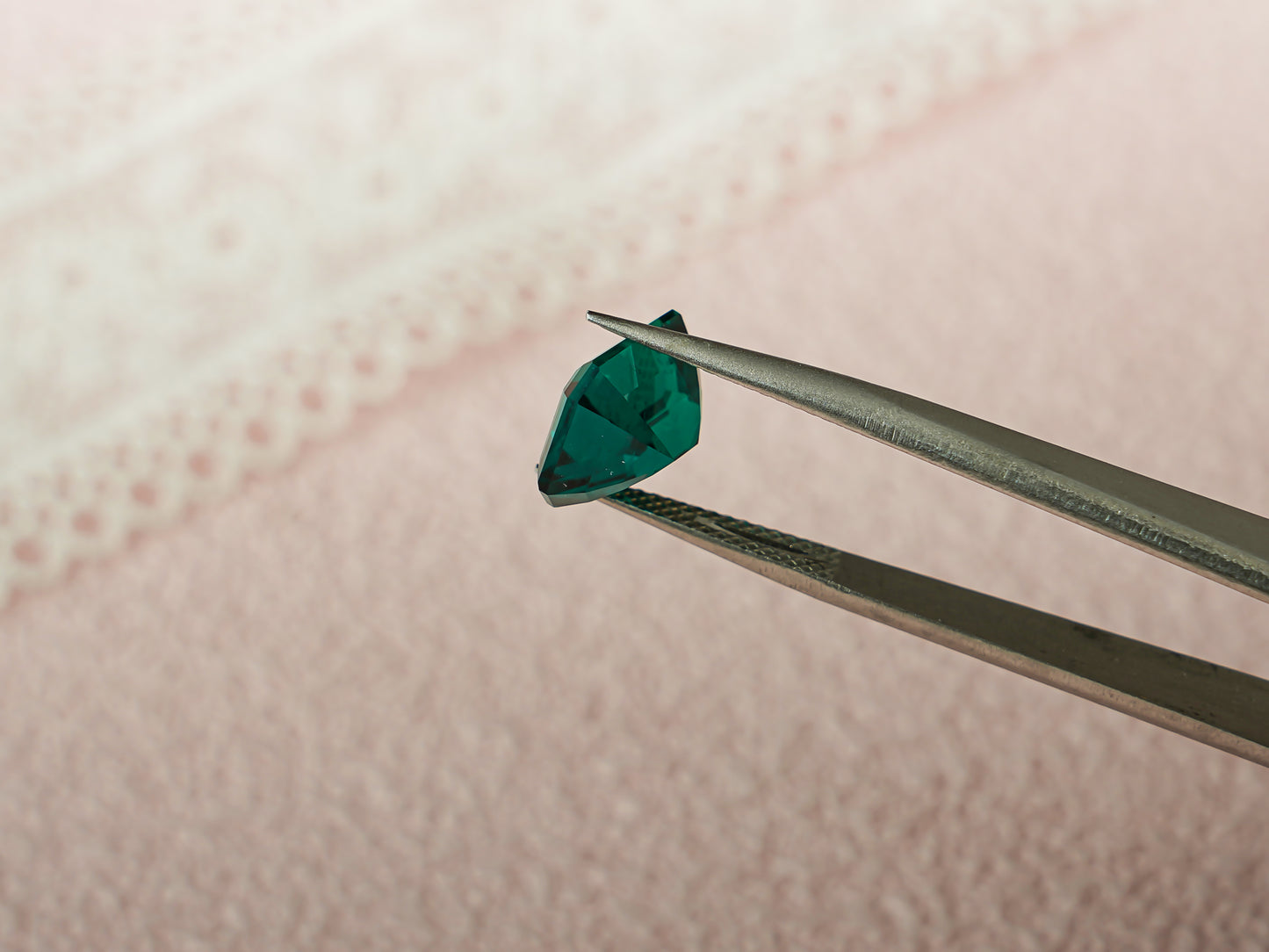 Lab Grown Emerald Loose Stone for Jewelry Making