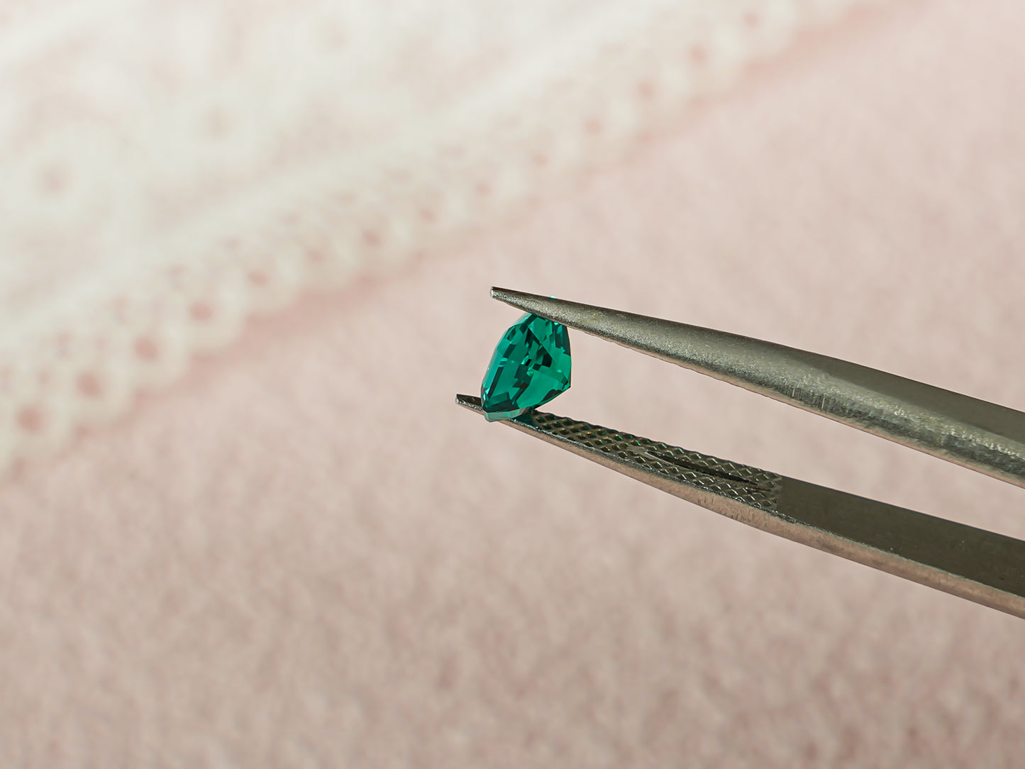 Asscher Cut Lab Grown Emerald Loose Stone for Jewelry Making