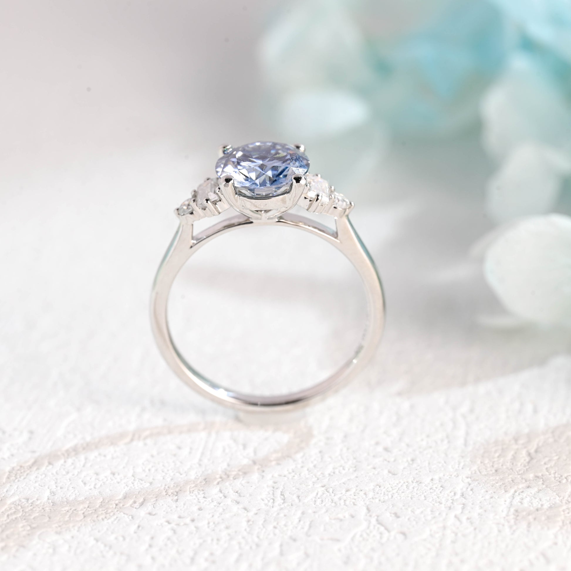 blue-moissanite-engagement-ring-wedding-ring-cluster-ring