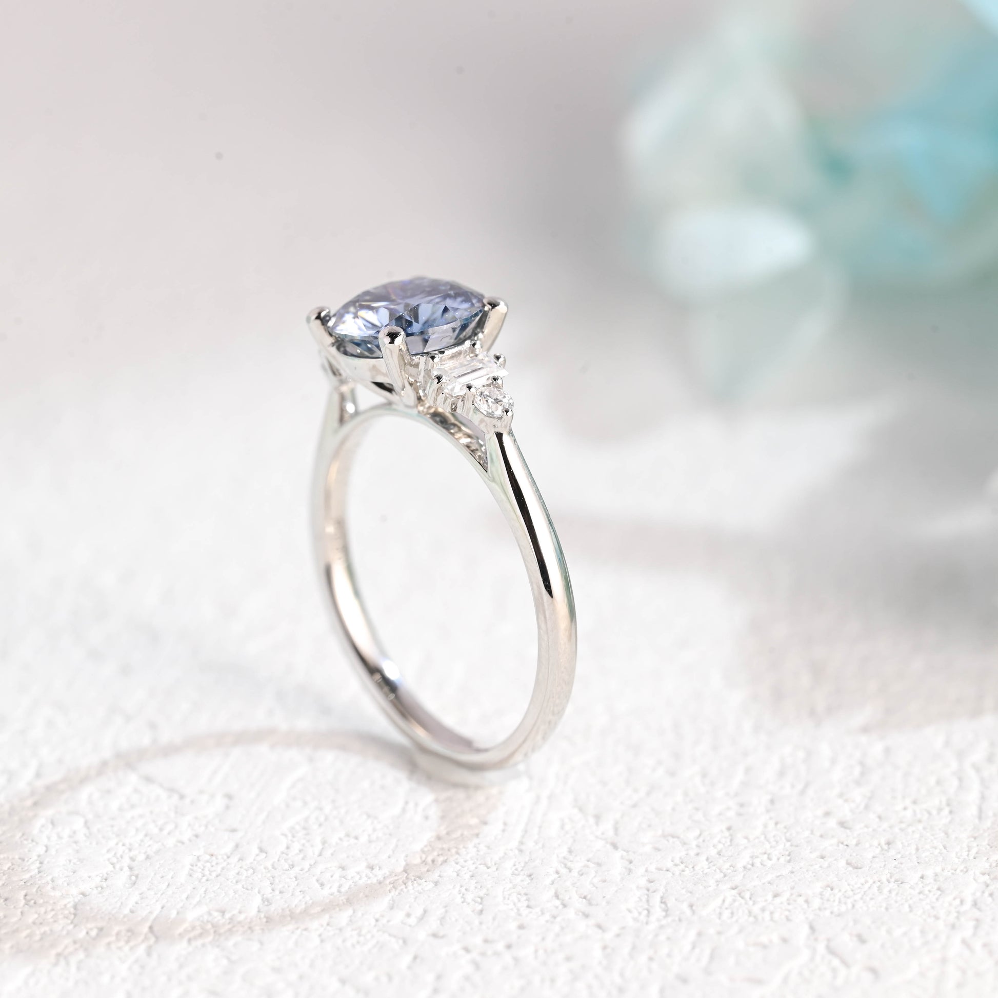 blue-moissanite-engagement-ring-wedding-ring-cluster-ring