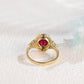 CausYou lab grown ruby engagement ring Solid Gold Oval Cut Lab Grown Ruby Engagement Ring, Promise Ring, Proposal Ring, Gift for Woman, Wife