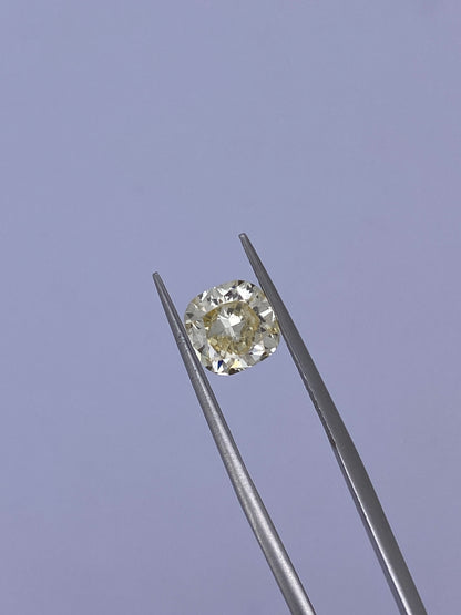CausYou loose diamond IGI Certificate Cushion Cut Yellow Lab Diamond