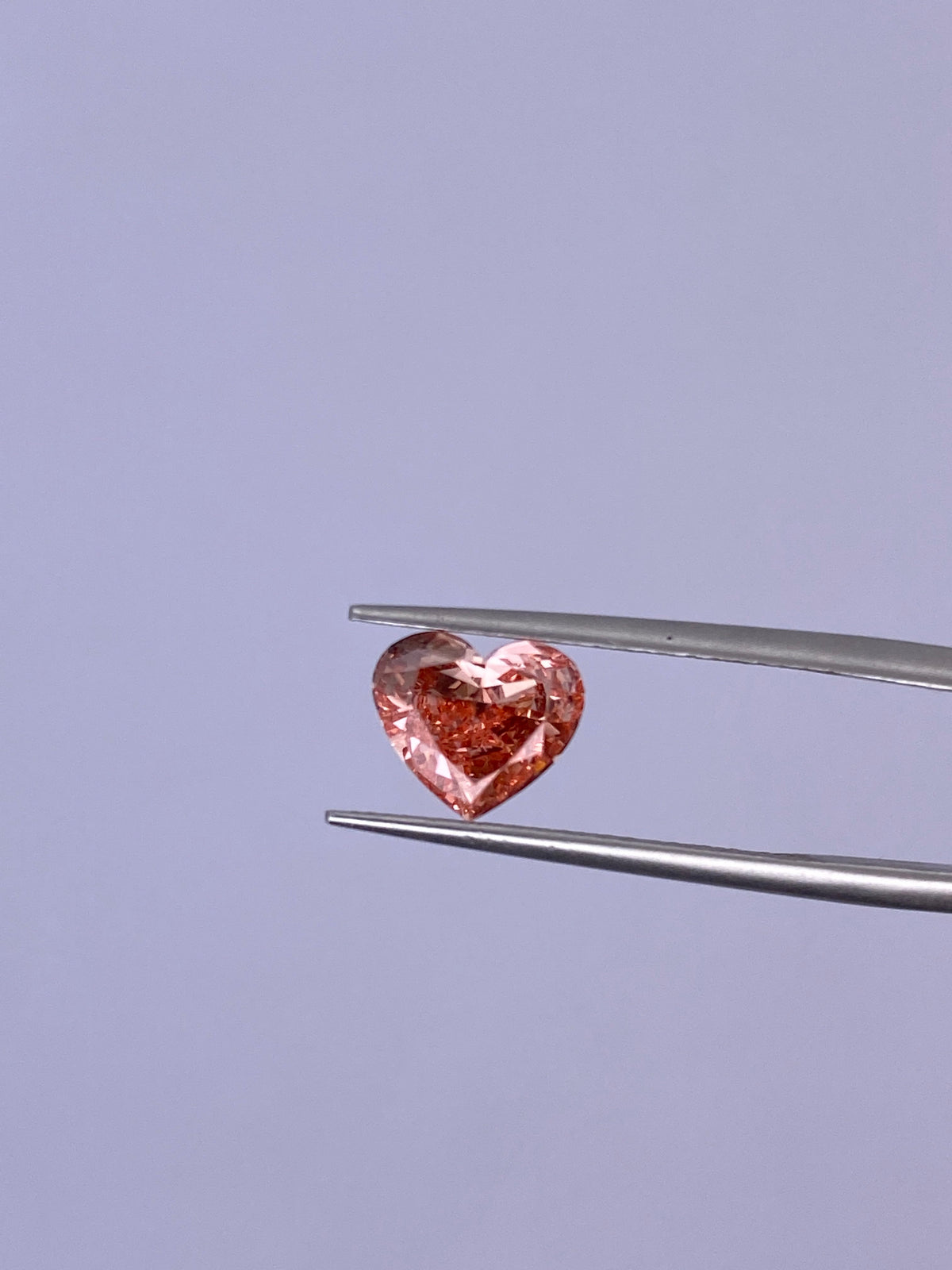 CausYou loose diamond IGI Certificate Heart Cut Pink Lab Diamond
