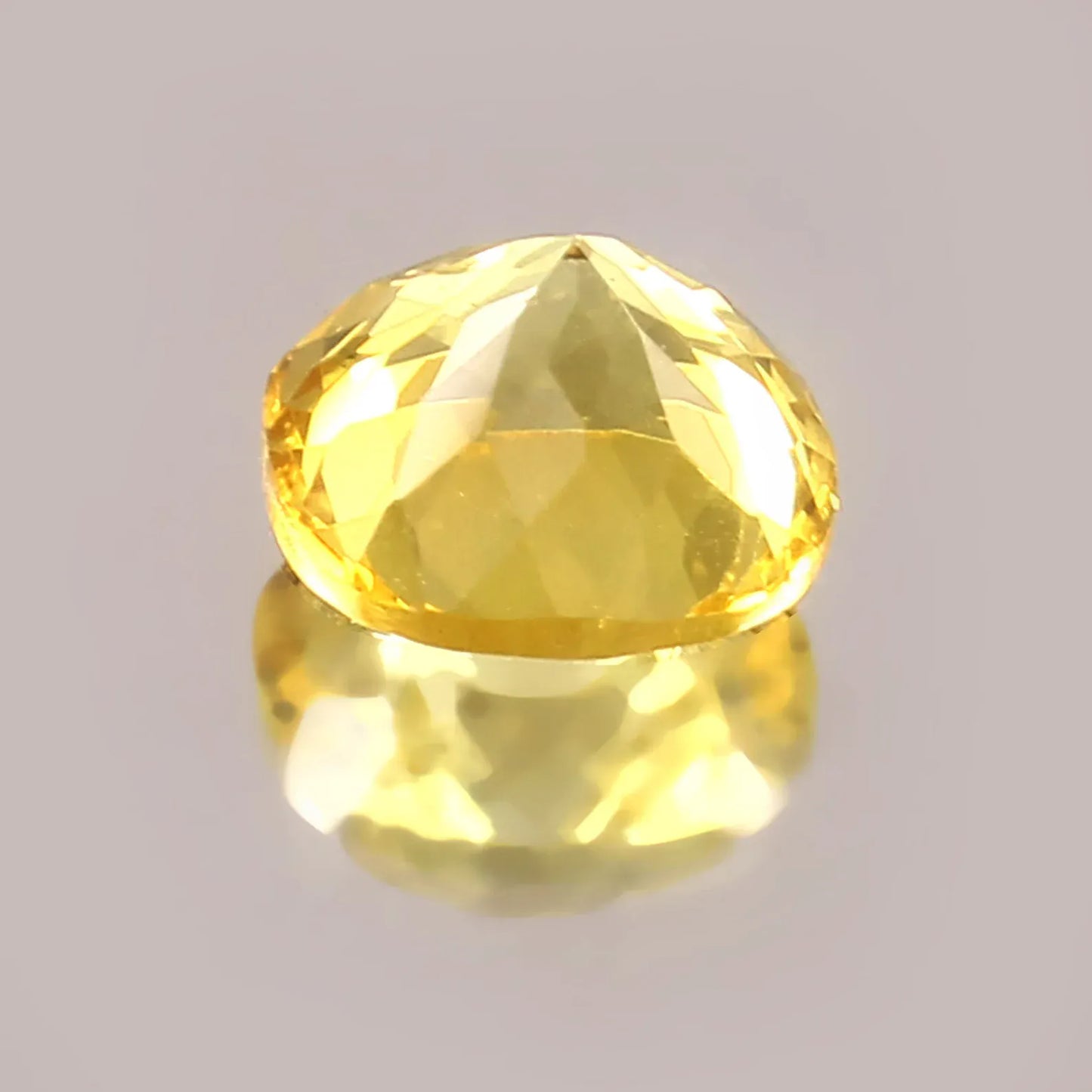 CausYou loose lab gemstone Lab Grown Cushion Cut Yellow Sapphire Loose Stone for Birthstone Jewelry Making