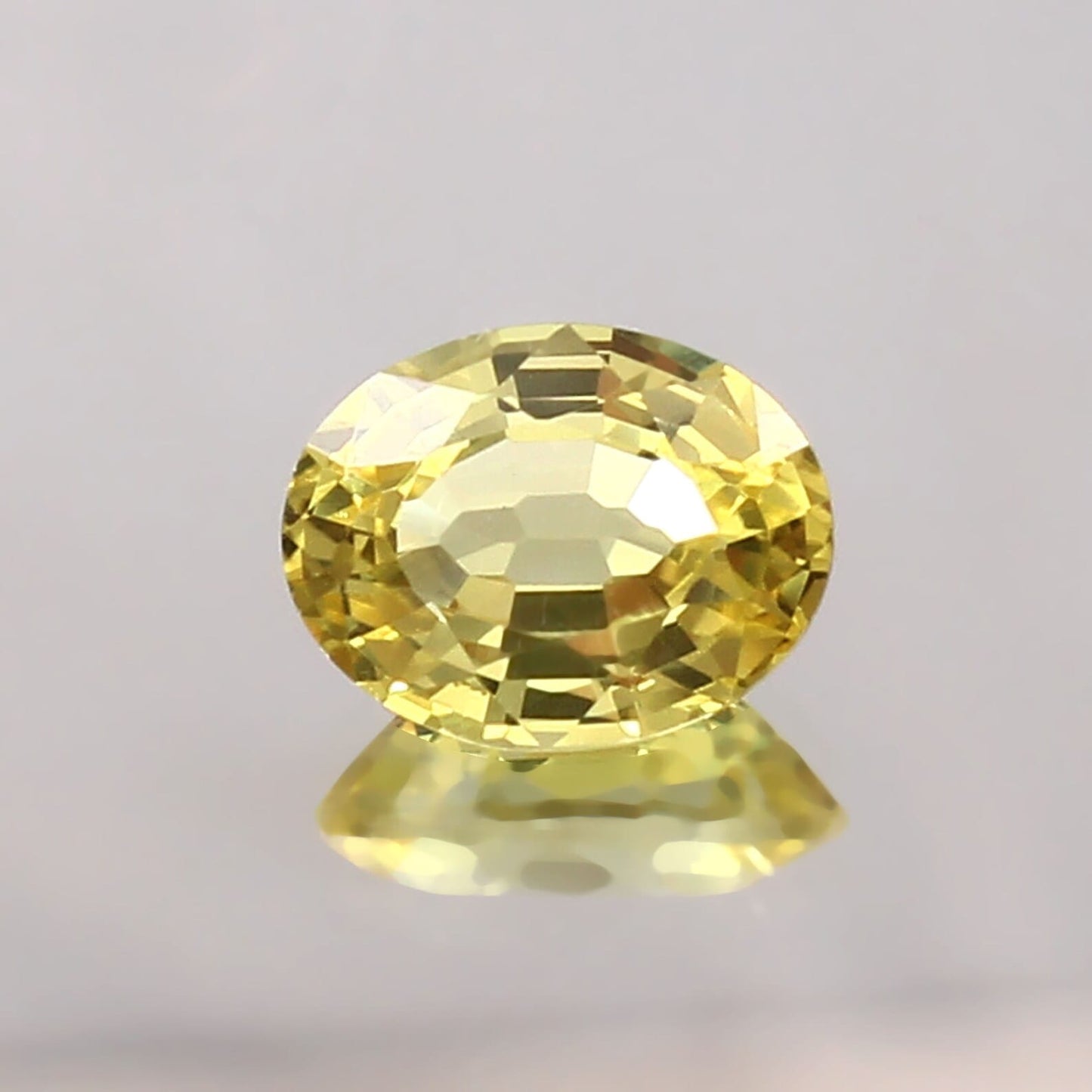 CausYou loose lab gemstone Lab Grown Oval Cut Yellow Sapphire for Birthstone Jewelry Making