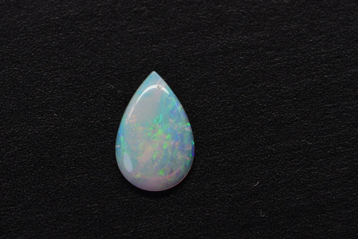 CausYou loose natural stone 7*10mm Natural Opal Pear Shape Cabochon Gemstones for Birthstone Jewelry Making