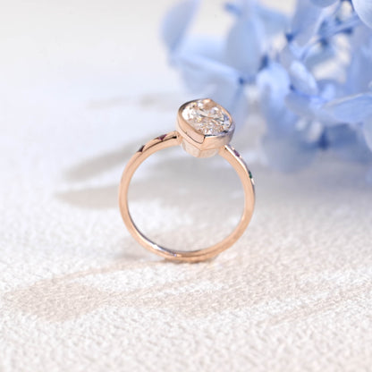 CausYou marquise cut diamond engagement ring Solid Gold Marquise Cut Lab Diamond Engagement Ring | D Color VS1 IGI Certified