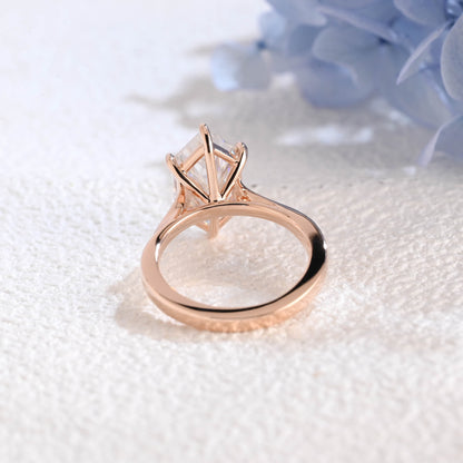 CausYou Marquise cut moissanite engagement ring Solid Gold Solitaire Dutch Marquise Cut Moissanite Engagement Ring