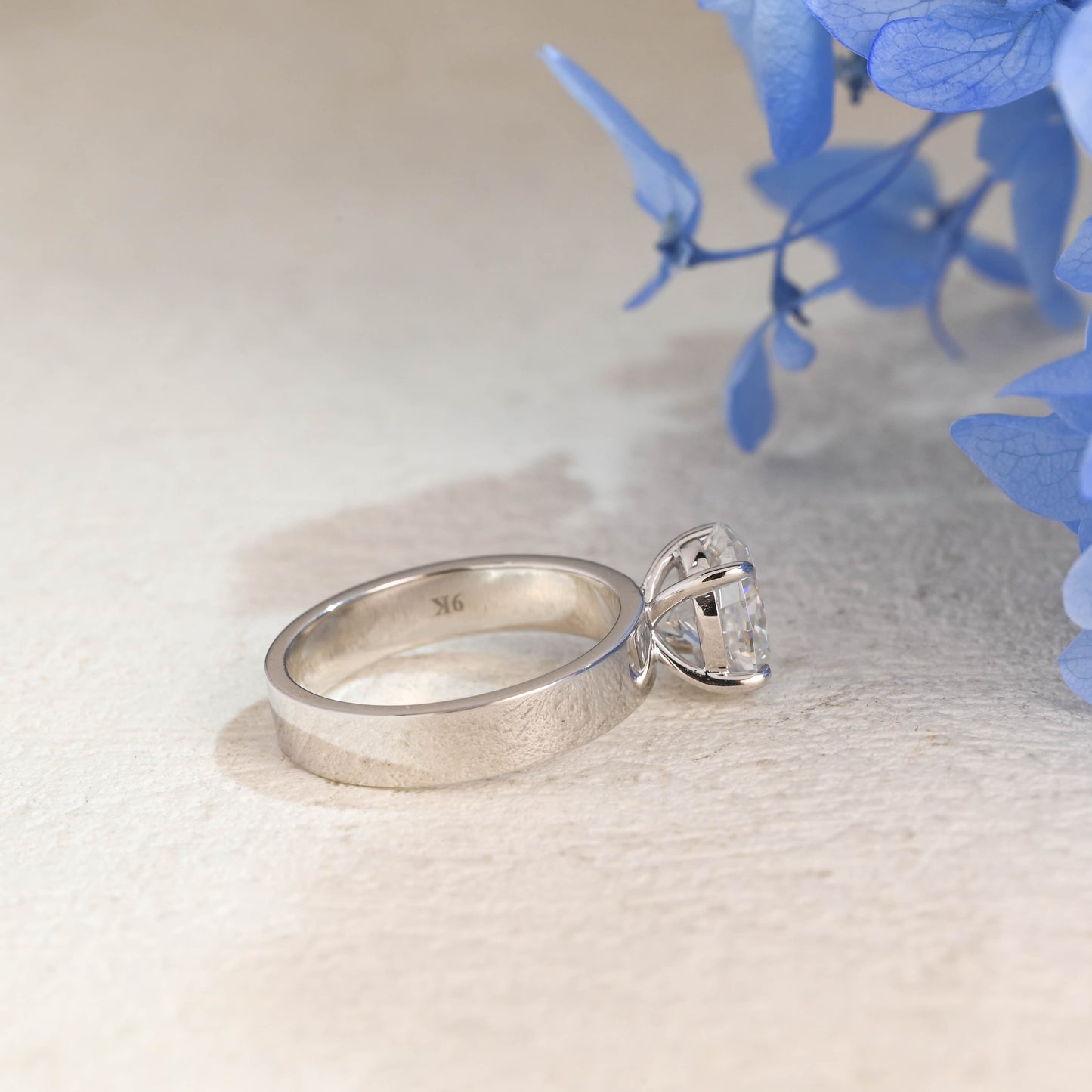 CausYou oval cut diamond engagement ring Solid Gold Oval Cut Lab Diamond Engagement Ring | D Color VS1 IGI Certified