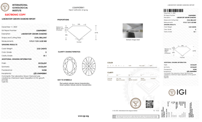 CausYou oval cut diamond engagement ring Solid Gold Oval Cut Lab Diamond Engagement Ring | D Color VS1 IGI Certified