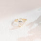 CausYou pear cut moissanite engagement ring Solid Gold Pear Cut Moissanite Engagement Ring, Solitaire Ring