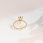 CausYou pear cut moissanite engagement ring Solid Gold Pear Cut Moissanite Engagement Ring, Solitaire Ring